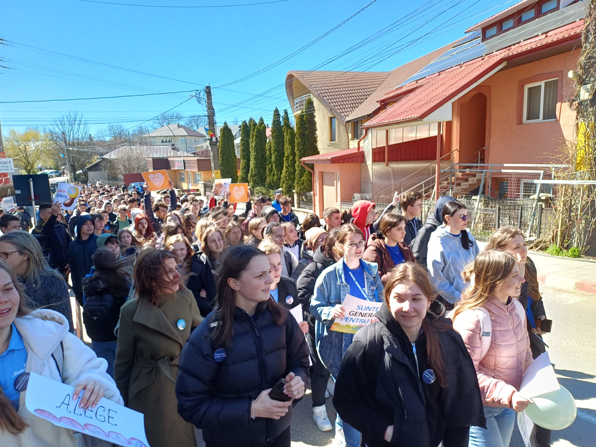 marșul pentru viață Darabani 2024