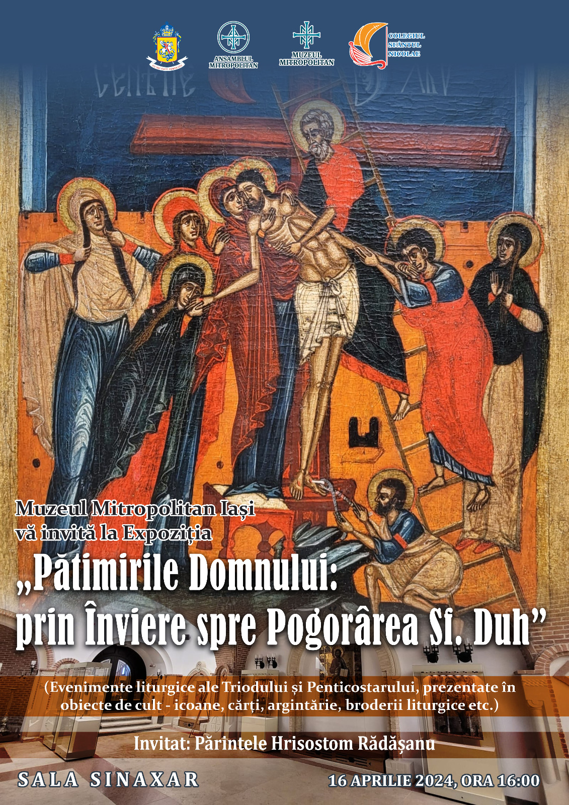 Evenimente care vor avea loc în Arhiepiscopia Iaşilor, în perioada 14-20 aprilie 2024