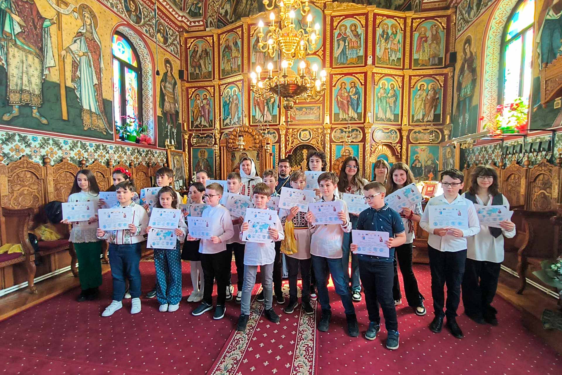 Premierea copiilor participanți la Concursul „Împreună cu Hristos în viață”