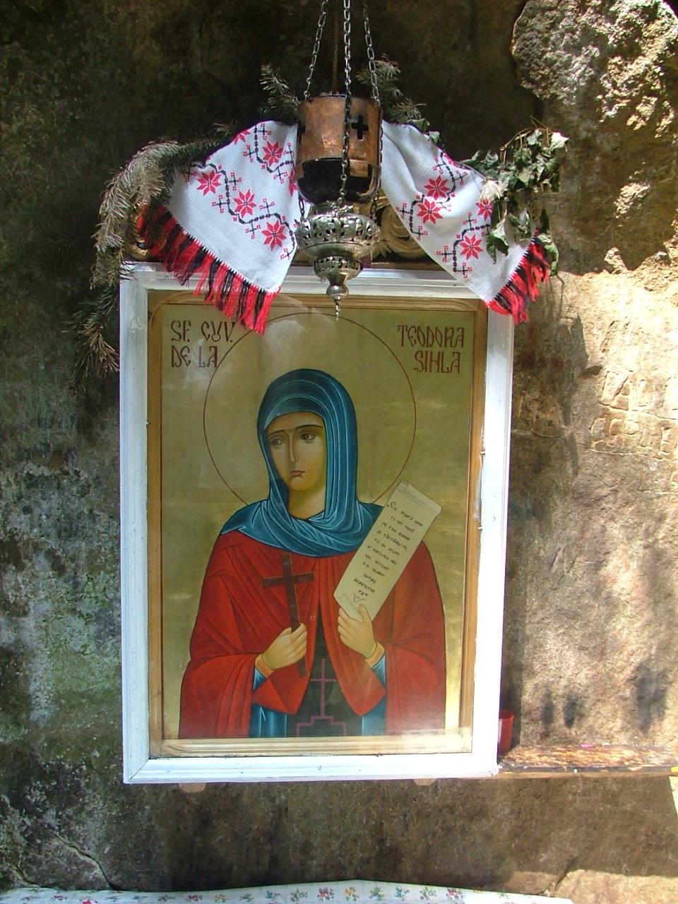 Icoana Sfintei Cuvioase Teodora de la Sihla