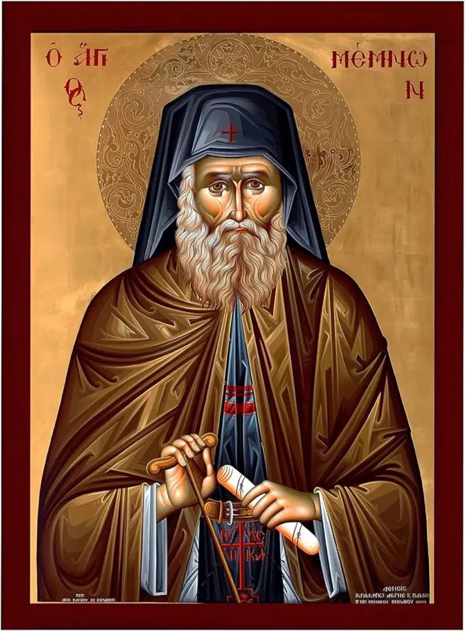 Sfântul Cuvios Memnon, făcătorul de minuni Sfântul Cuvios Memnon, făcătorul de minuni