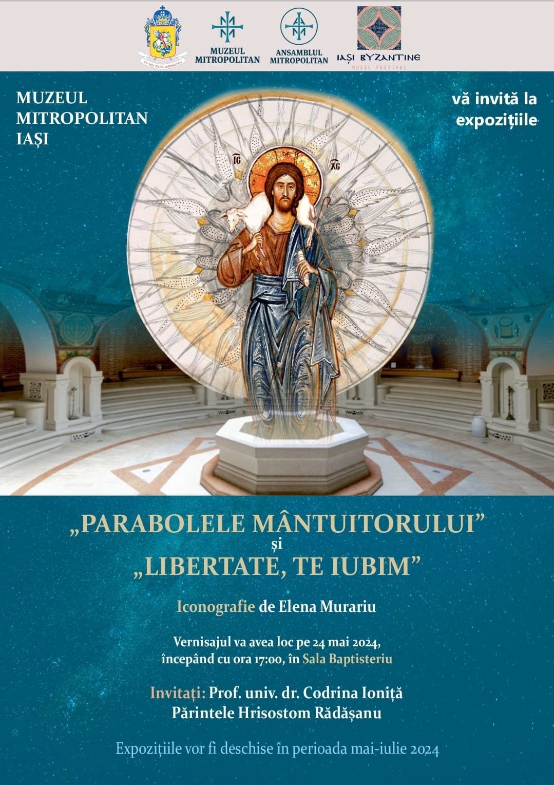„Parabolele Mântuitorului” și „Libertate, te iubim” | Expoziții la Muzeul Mitropolitan din Iași