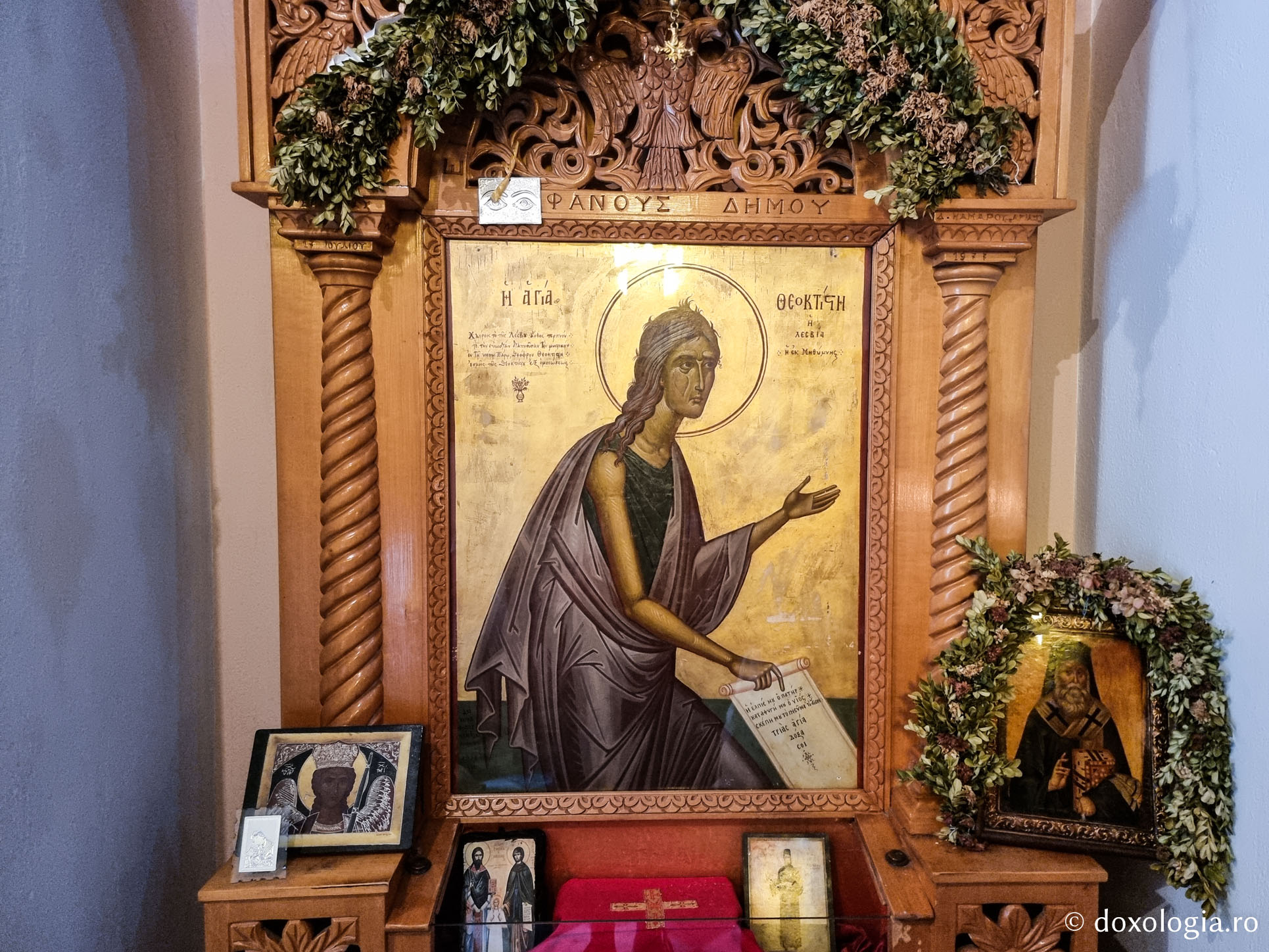 Sfânta Cuvioasă Teoctista din Lesvos / Foto: Magda Buftea Sfânta Cuvioasă Teoctista din Lesvos