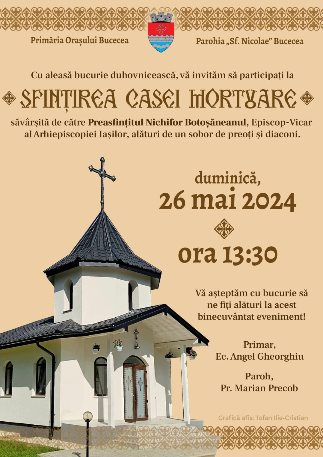 Evenimente care vor avea loc în Arhiepiscopia Iaşilor, în perioada 26 mai – 1 iunie 2024