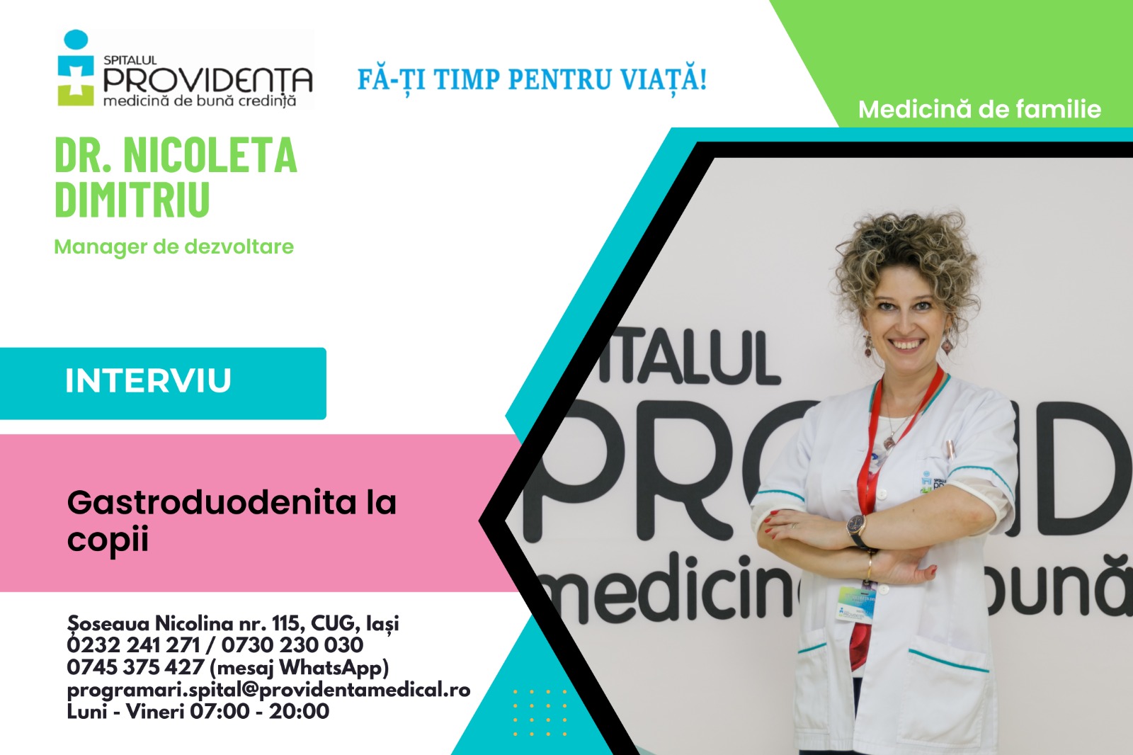 Gastroduodenita la copii – interviu cu doctor Nicoleta Dimitriu gastrita la copii