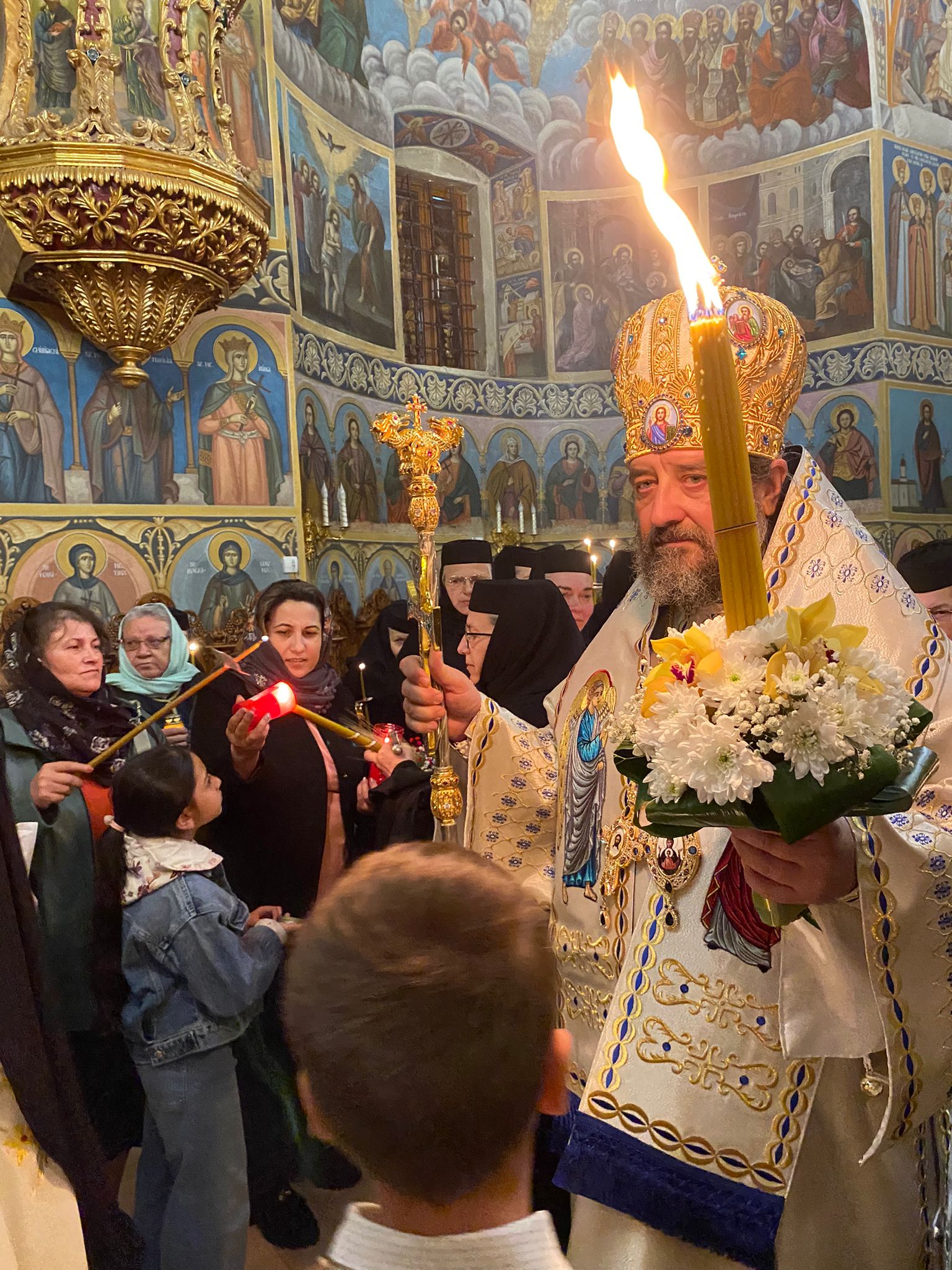 Slăvitul Praznic al Învierii Domnului Hristos la Mănăstirea Văratec