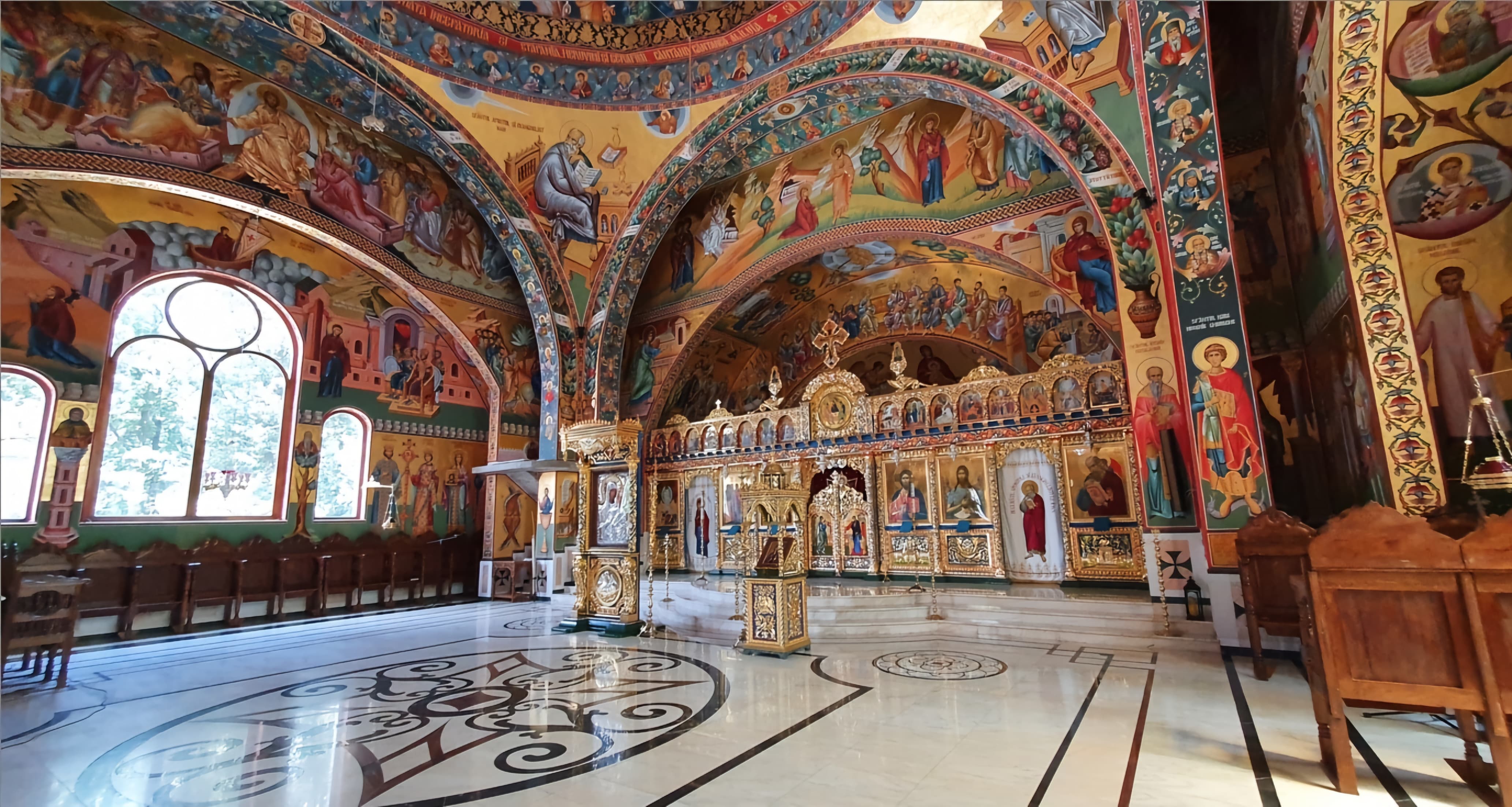 Mănăstirea Pantocrator, județul Teleorman, interior