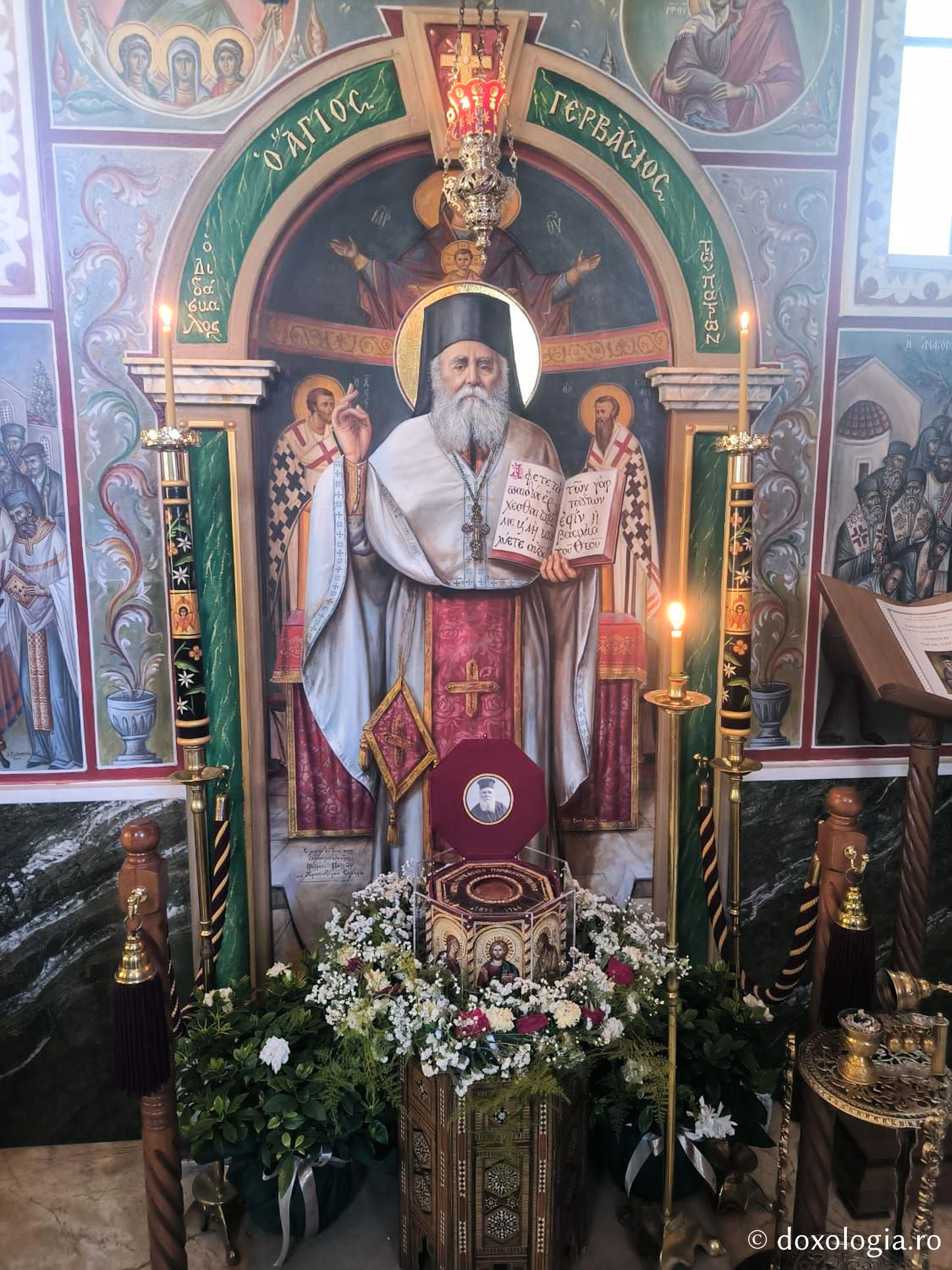 Cinstitul cap al Sfântului Cuvios Ghervasie din Patras