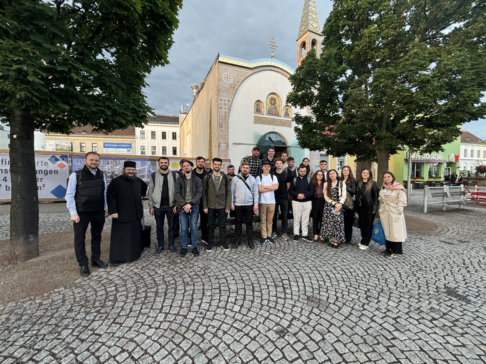 Tineri studenți de la Facultatea de Teologie din Iași, în vizită la Viena