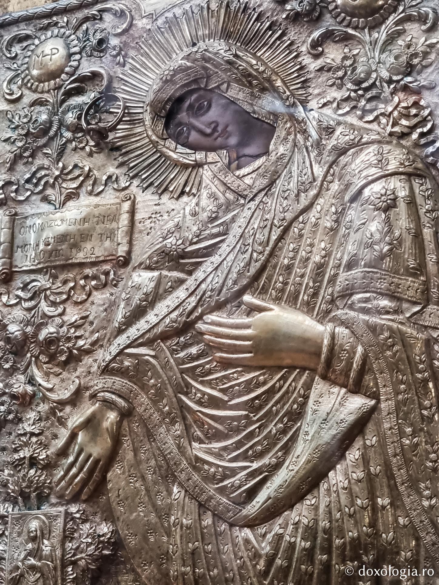 Icoana Maicii Domnului „Neamonitissa” din Chios / Foto: Magda Buftea Icoana Maicii Domnului „Neamonitissa” din Chios