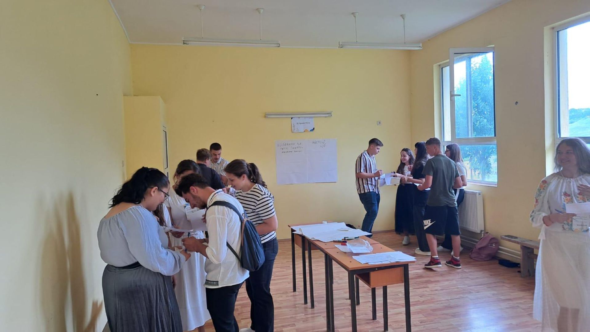 Tineri la Parohia Coasta Magurii