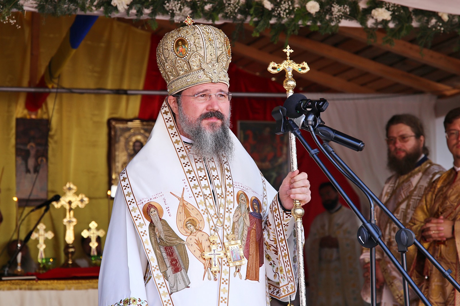 Preasfințitul Părinte Macarie, Episcopul Ortodox Român al Europei de Nord, la Mănăstirea Bisericani / Foto: Flavius Popa PS Macarie al Europei de Nord