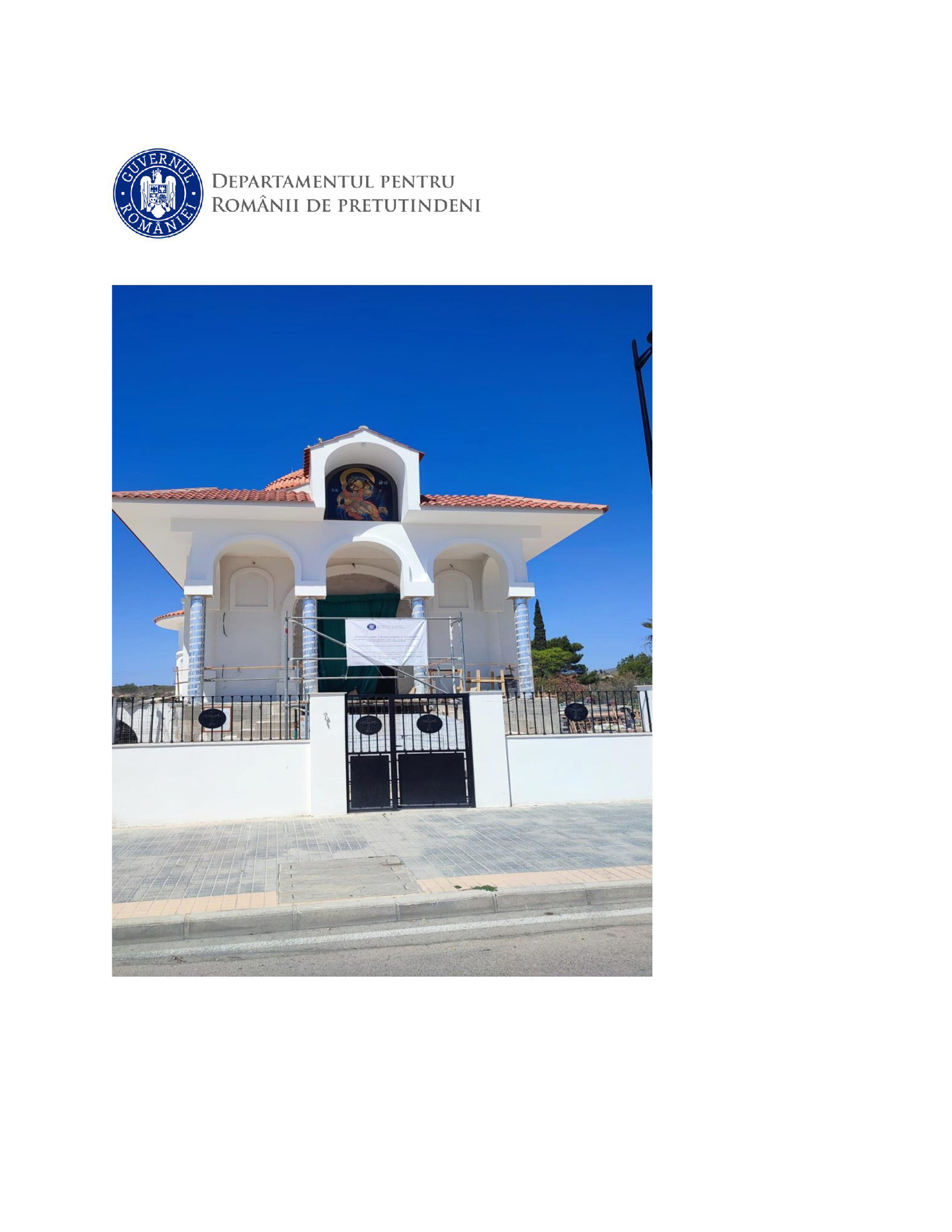 Continuarea lucrărilor la Biserica Ortodoxă Română din Finestrat și toată regiunea Marina Baixa 2024