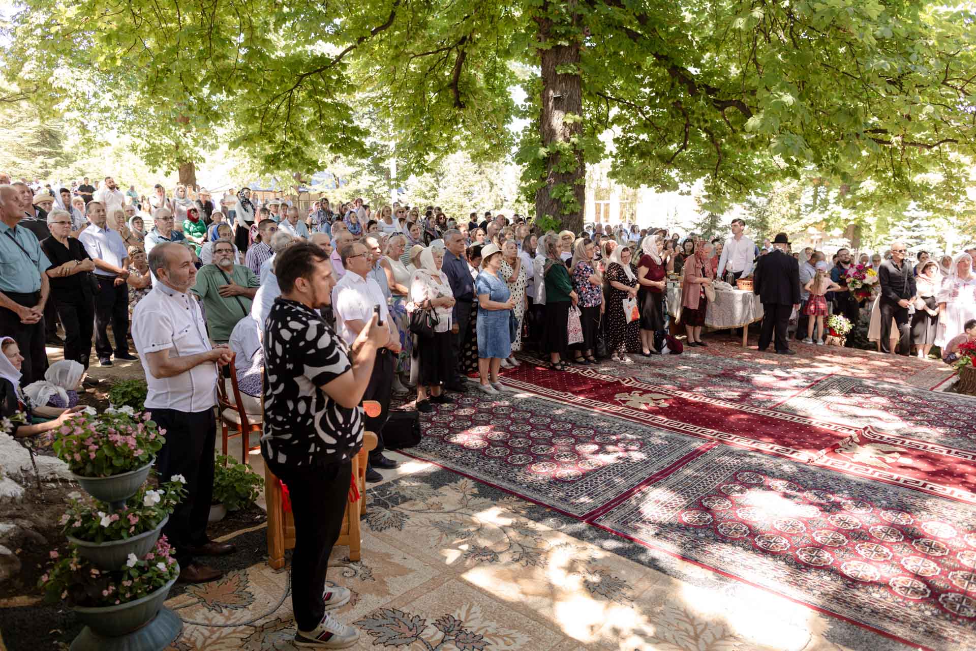 Hirotonie întru preot și hram la Mănăstirea Bucium