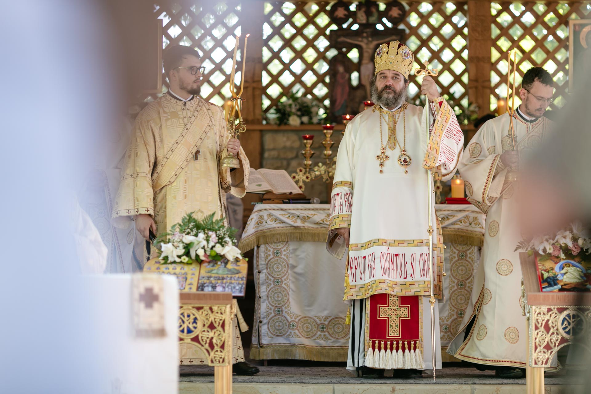 Hirotonie întru preot și hram la Mănăstirea Bucium