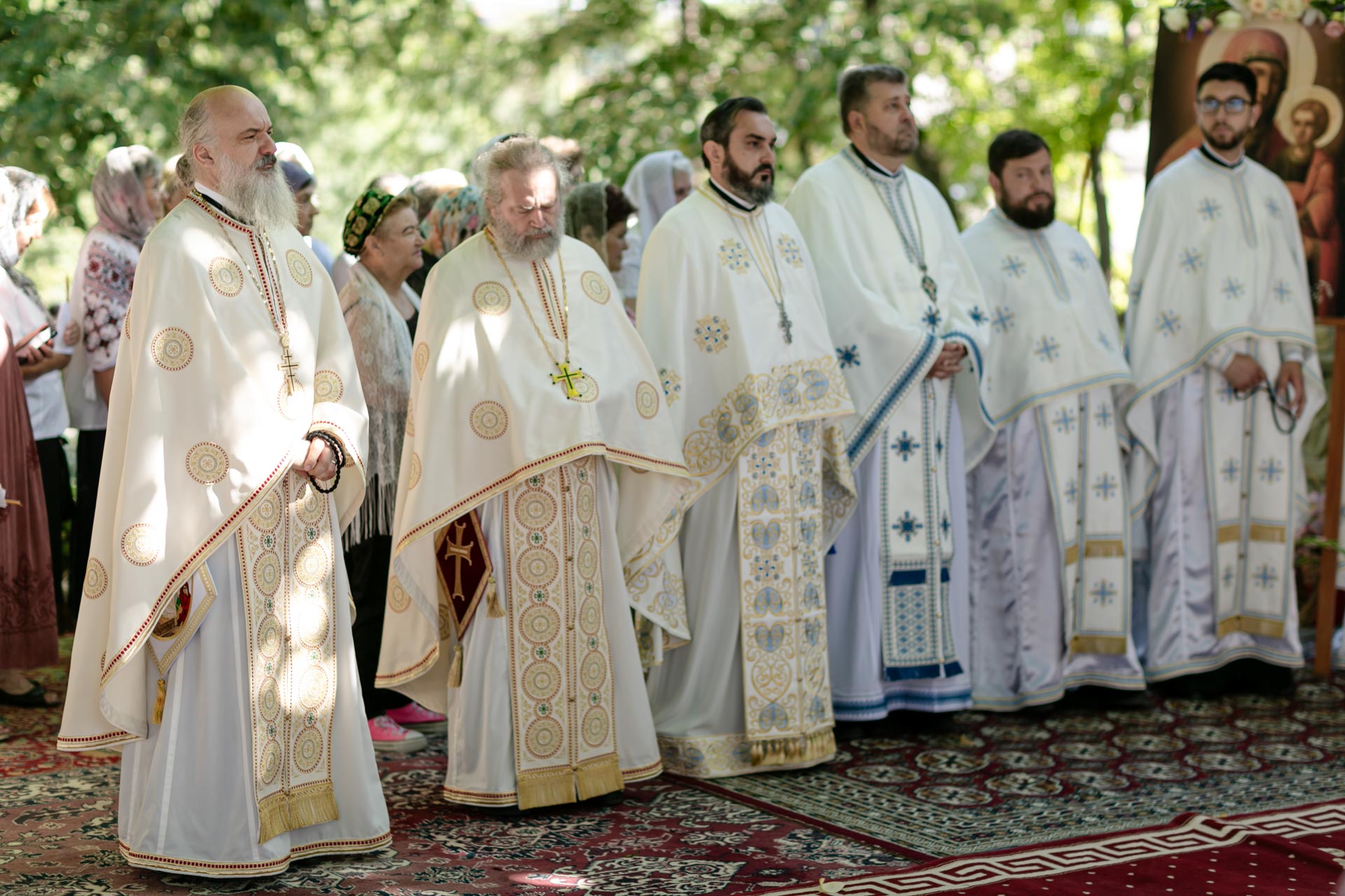 Hirotonie întru preot și hram la Mănăstirea Bucium