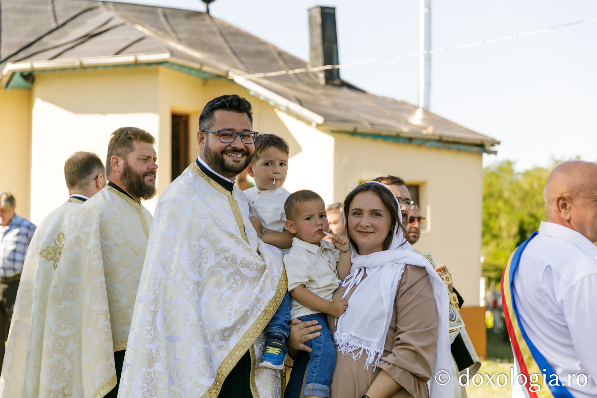 Sfințire de casă parohială la parohia Podolenii de Jos