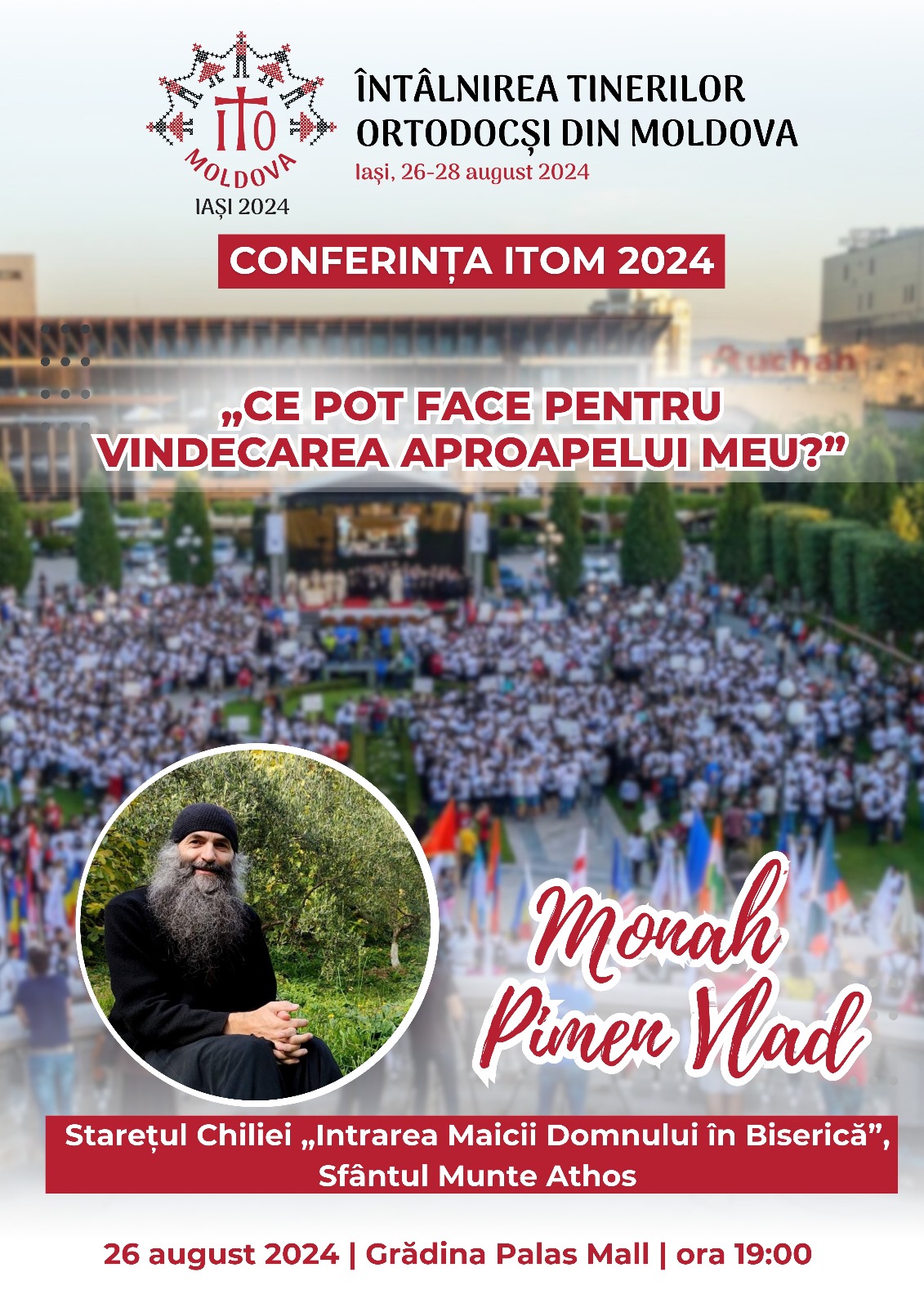 Conferință cu Părintele Pimen Vlad din Sfântul Munte Athos
