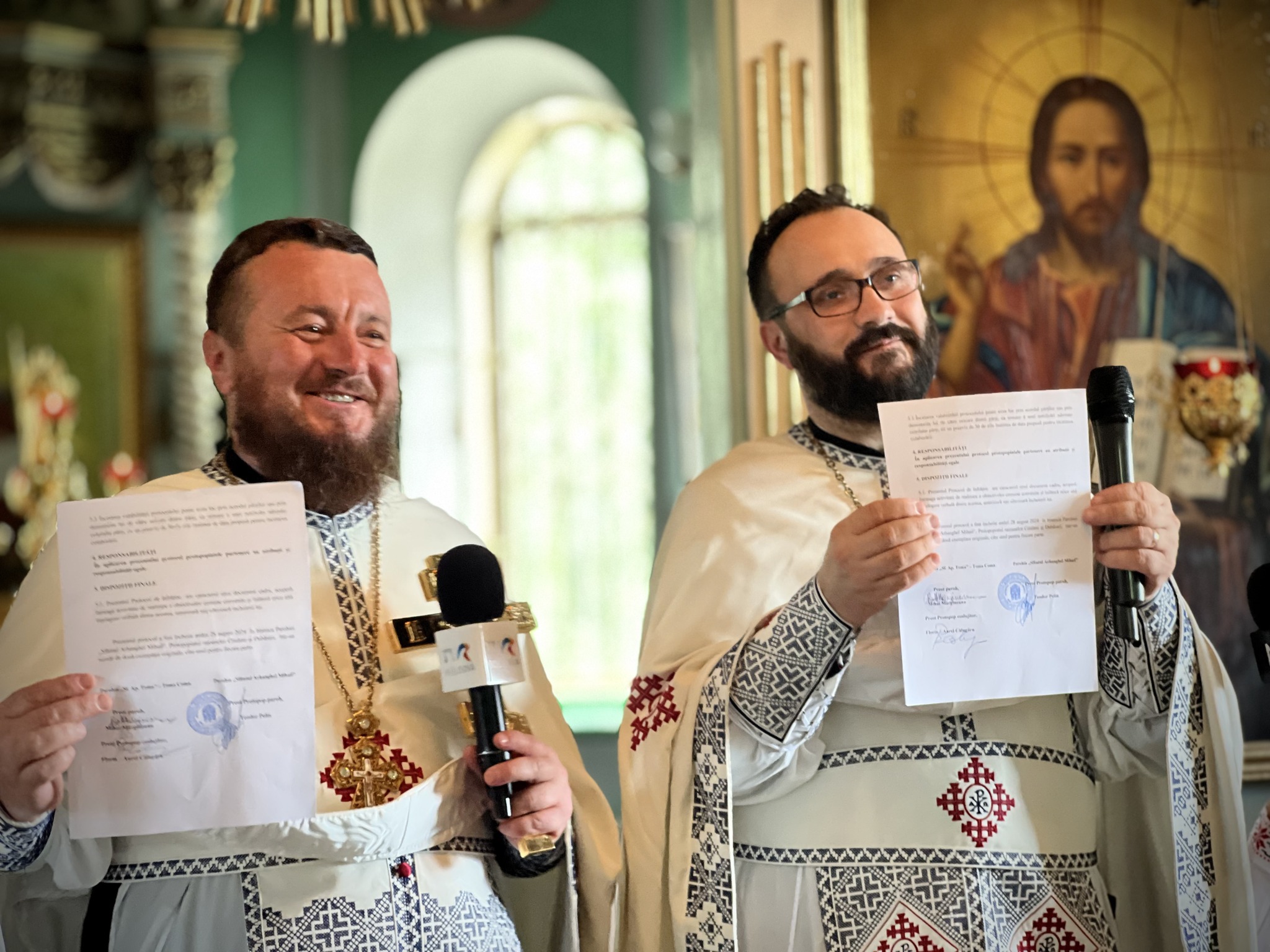 O biserică din Iași s-a înfrățit cu o parohie din Dubăsarii Vechi - Republica Moldova