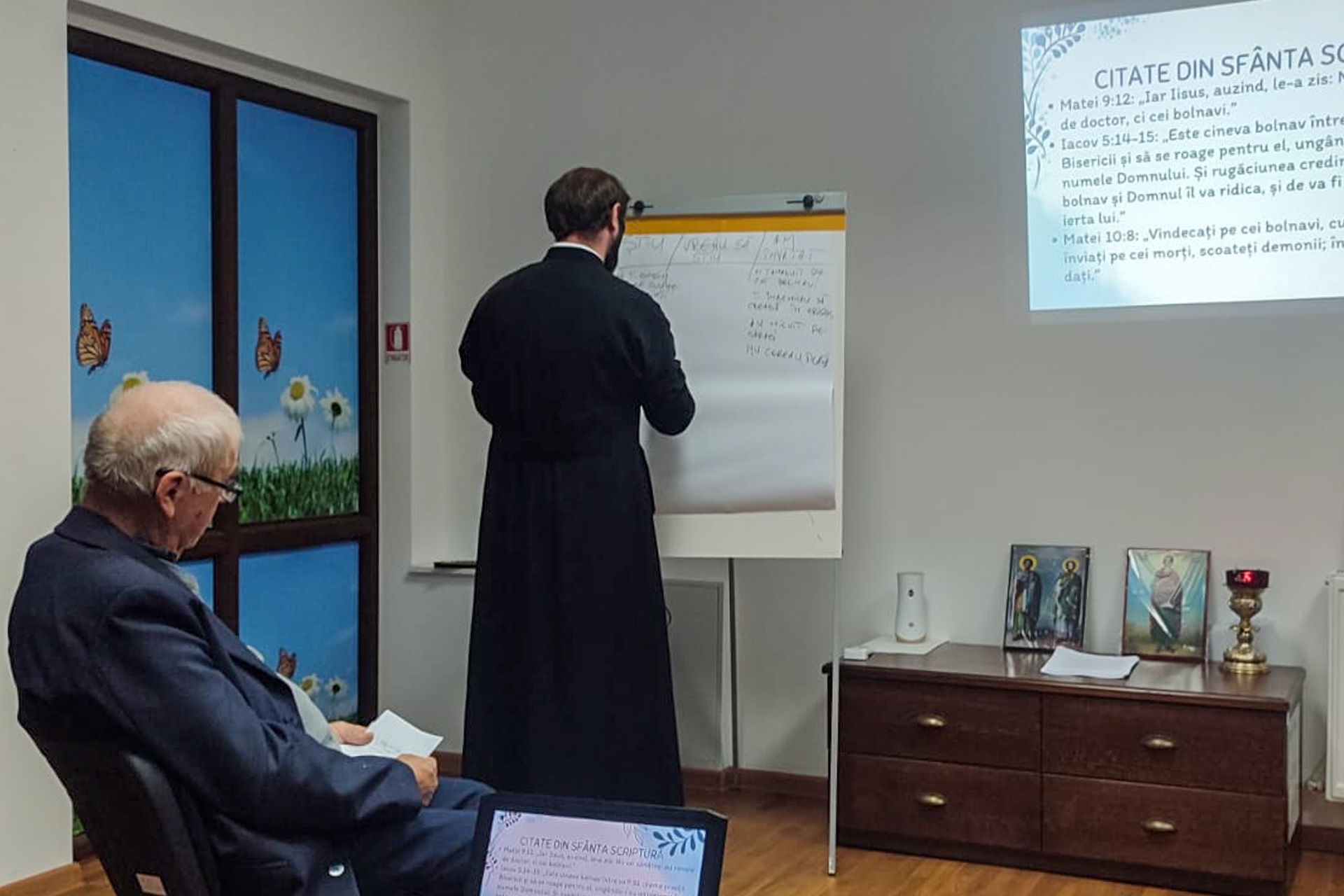 Activitate catehetică la Biserica „Sfinții Mucenici Doctori fără de arginți Cosma și Damian” din Bălțătești