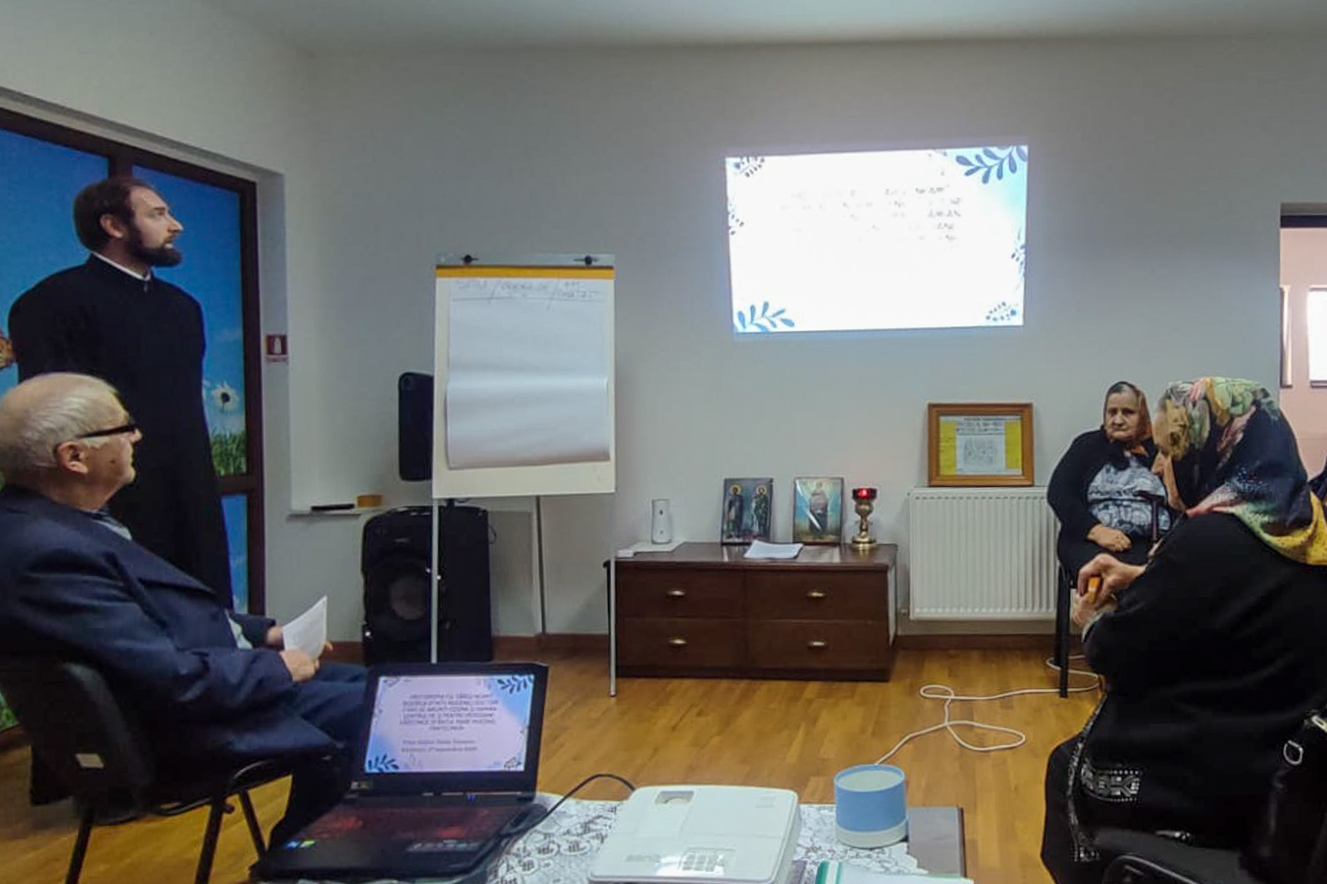 Activitate catehetică la Biserica „Sfinții Mucenici Doctori fără de arginți Cosma și Damian” din Bălțătești