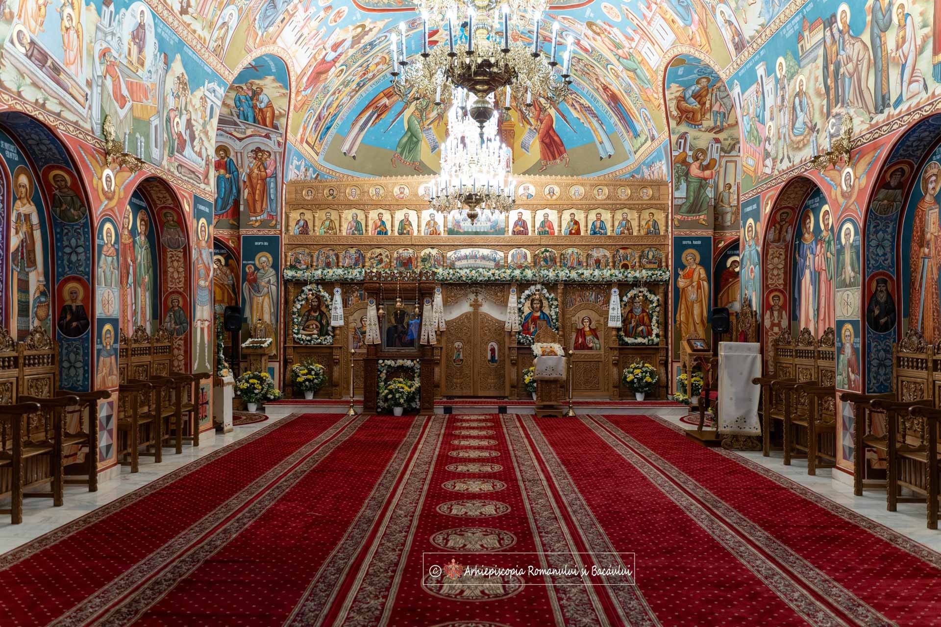 Biserica Mănăstirii Calapodești sfințită de doi ierarhi în prima duminică a noului an bisericesc