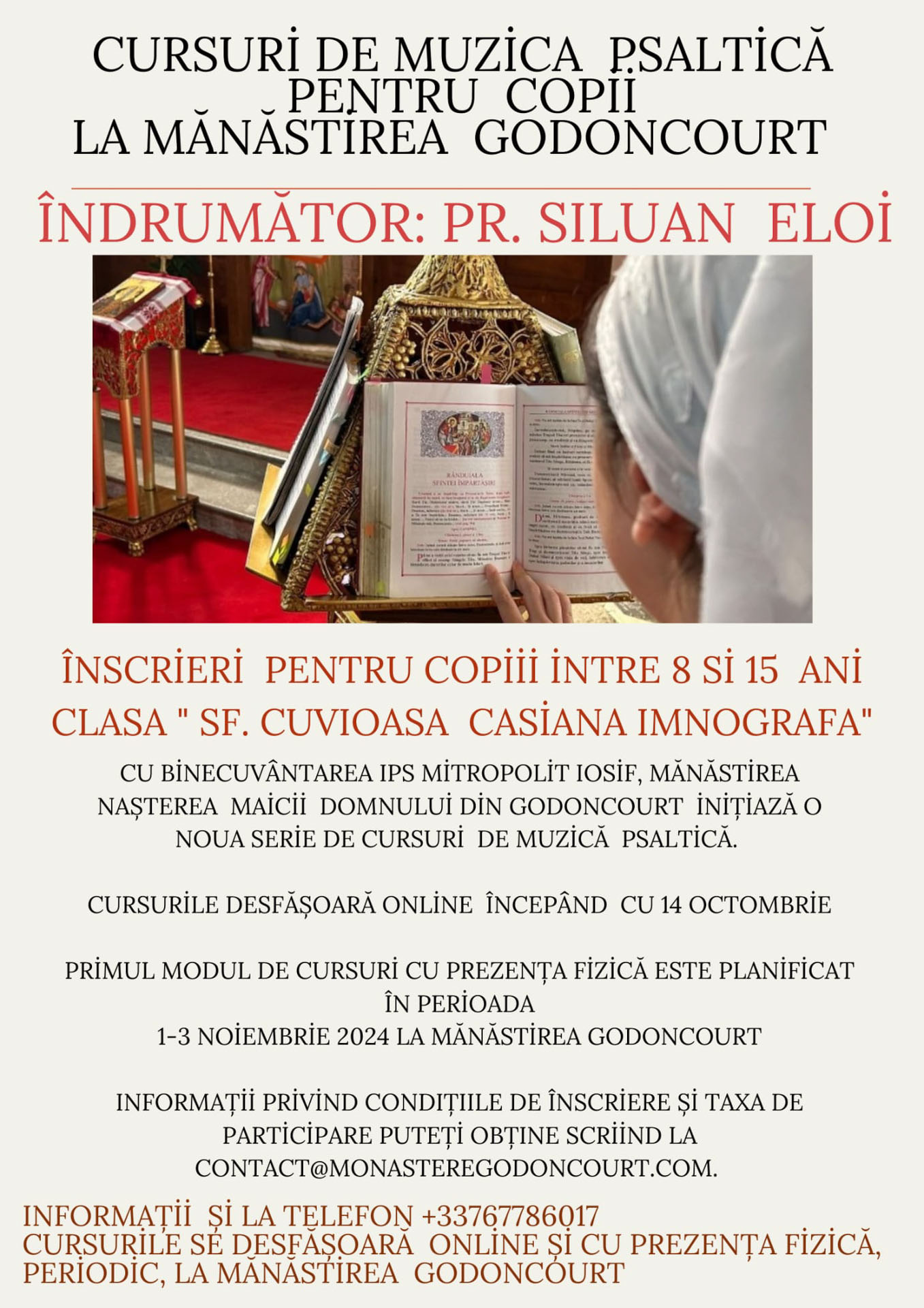 Mănăstirea Godoncourt desfășoară mai multe proiecte culturale Mănăstirea Godoncourt desfășoară mai multe proiecte culturale