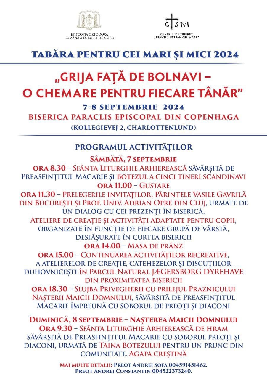 Întrunirea tinerelor familii din Episcopia Europei de Nord, la Copenhaga