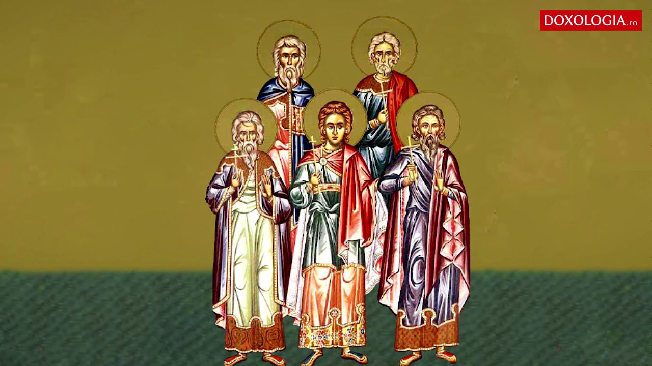 Troparul Sfinților Mucenici Achindin, Pigasie, Aftonie, Elpidifor si Anempodist