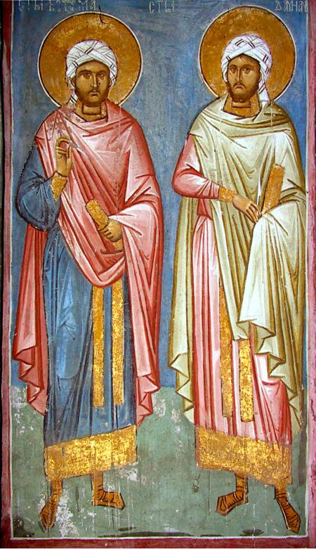 Sfinții Cosma și Damian din Asia