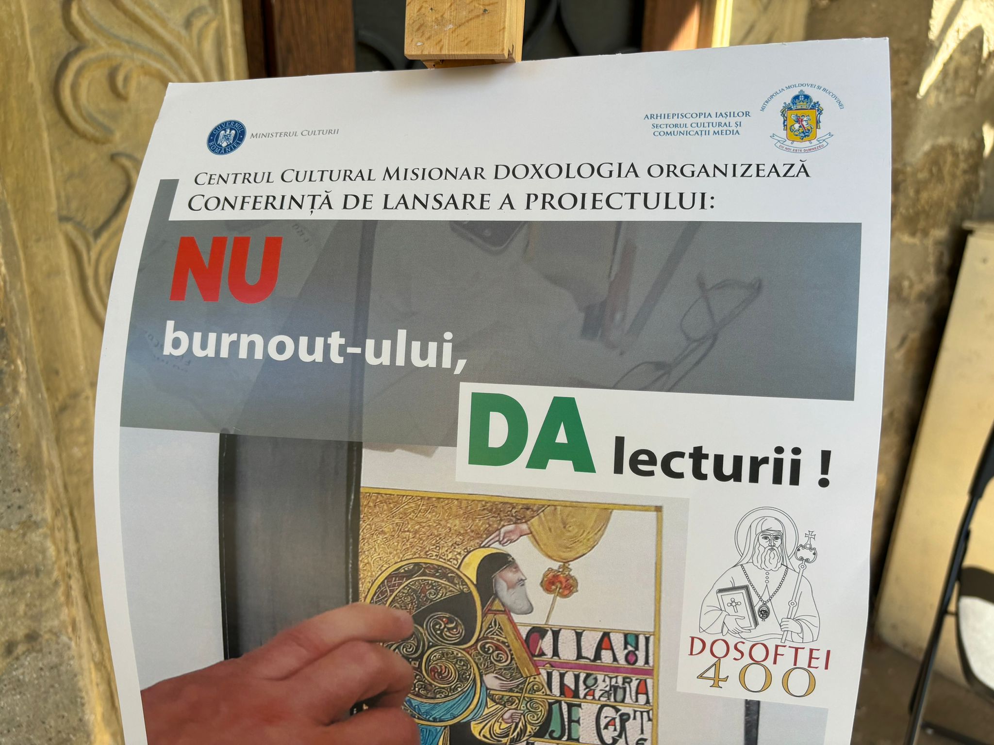 (Video) Centrul Cultural Misionar Doxologia a lansat proiectul „NU Burnout-ului, DA lecturii! Dosoftei 400”