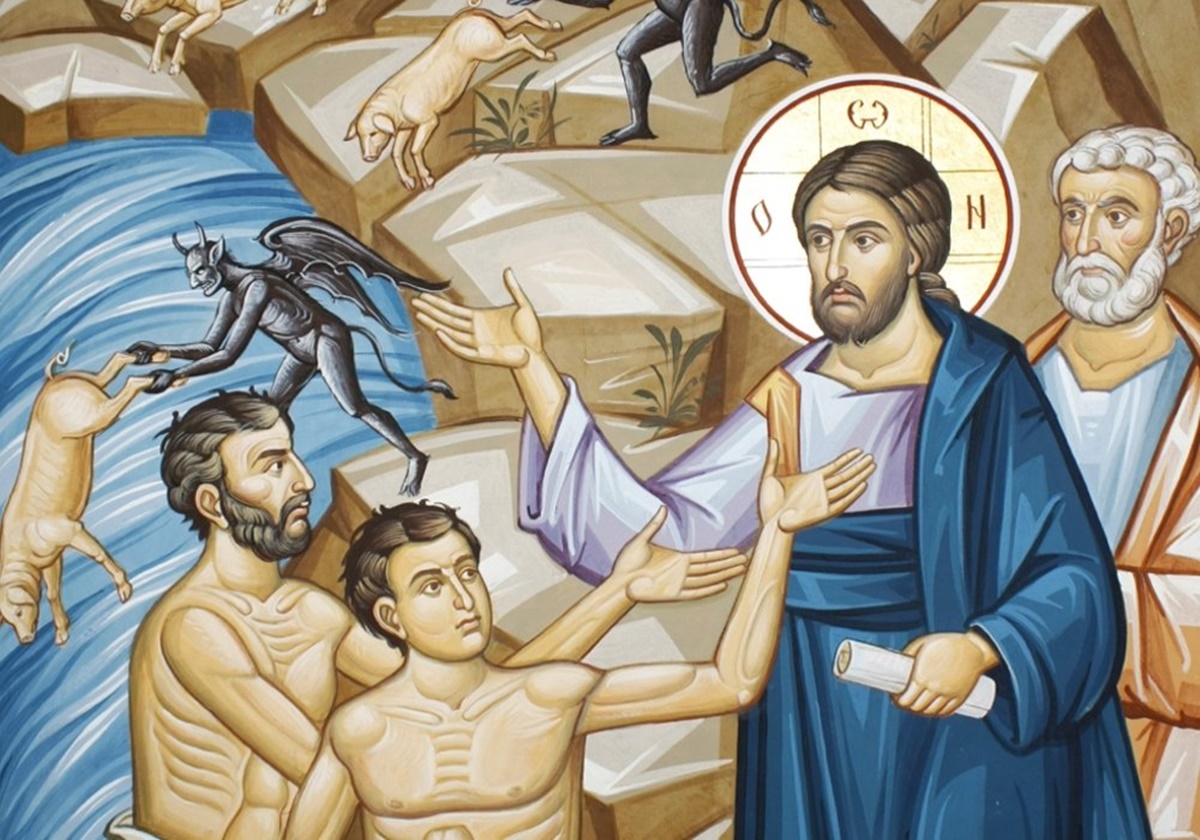 Vindecarea demonizatului din ținutul Gherghesenilor