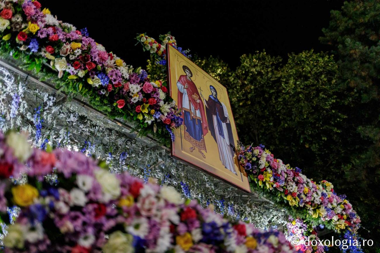 Icoana Sfinților Parascheva și Pantelimon