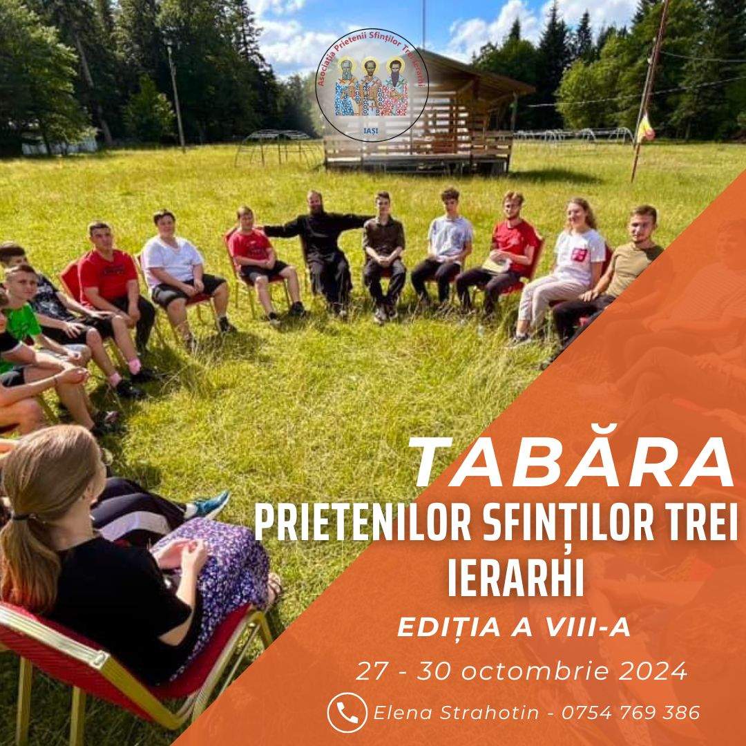Afiș - Tabăra de toamnă a Prietenilor Sfinţilor Trei Ierarhi afis