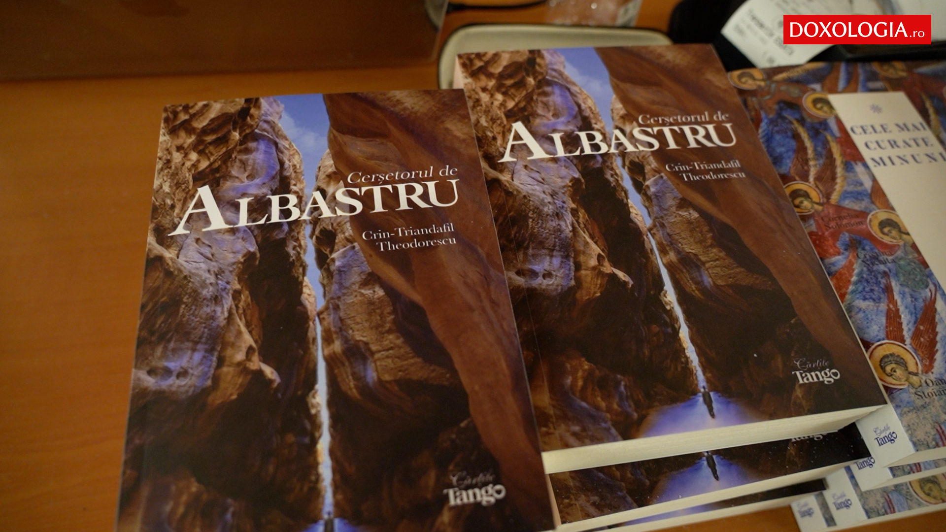 (Video) Cartea „Cerșetorul de albastru”, scrisă de părintele Crin-Trandafil Theodorescu, lansată la Iași