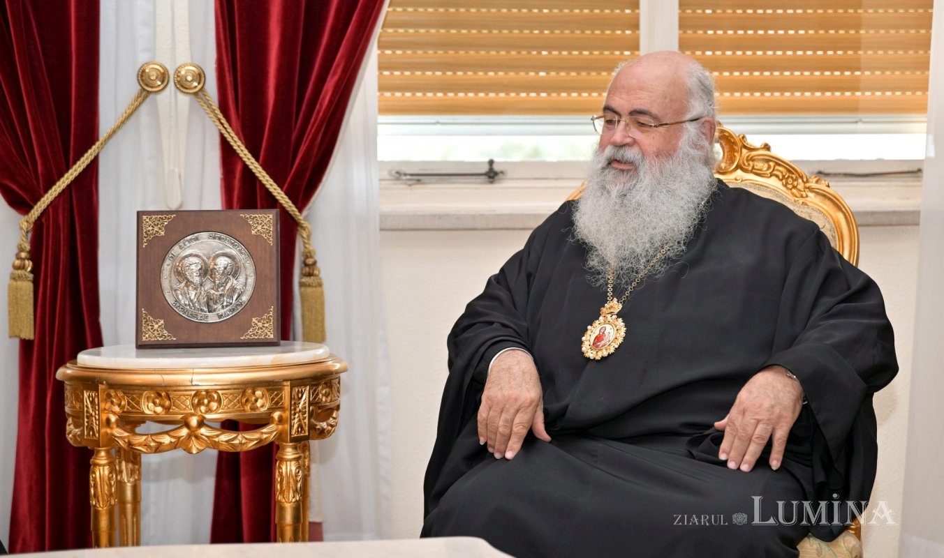 Preafericitul Părinte Gheorghe, Arhiepiscop de Noua Justiniana și al Întregului Cipru / Foto: ziarullumina.ro Preafericitul Părinte Gheorghe, Arhiepiscop de Noua Justiniana și al Întregului Cipru