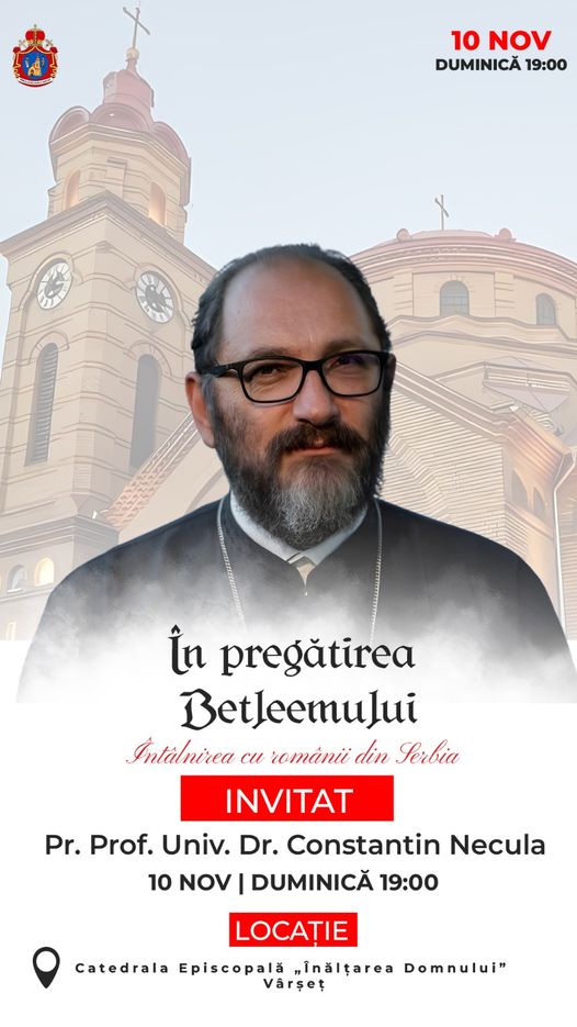 afiș părintele Necula