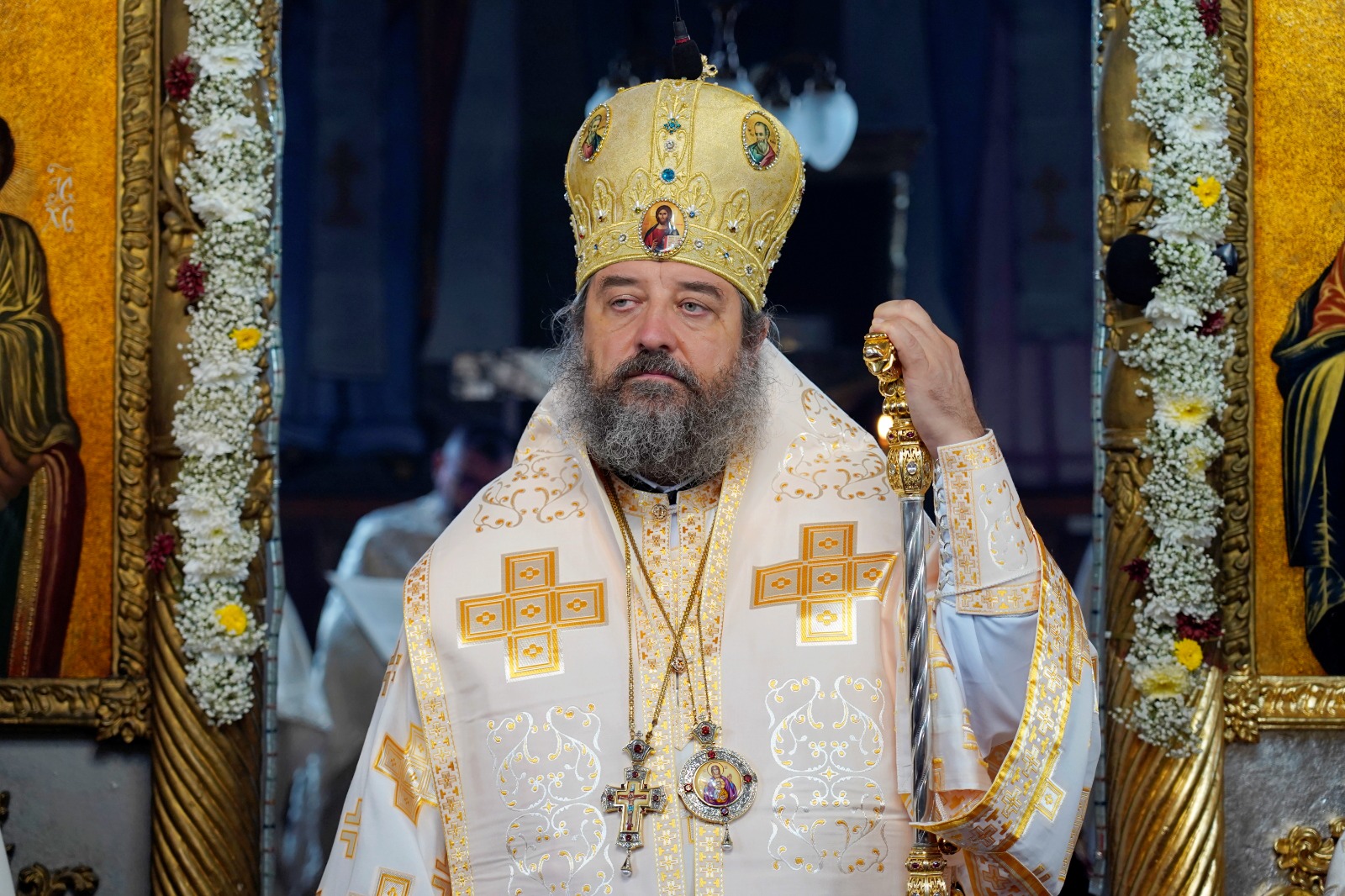 PS Nichifor Botoșăneanul a slujit la Parohia Românești, cu prilejul aniversării a 100 de ani de la sfințirea bisericii