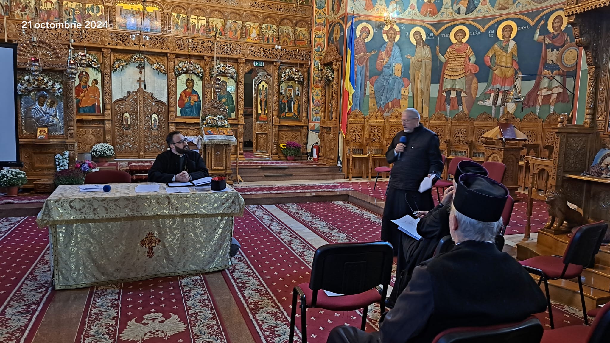 Ședința preoților din Protopopiatul Iași I la Parohia „Sfântul Toma” din Iași