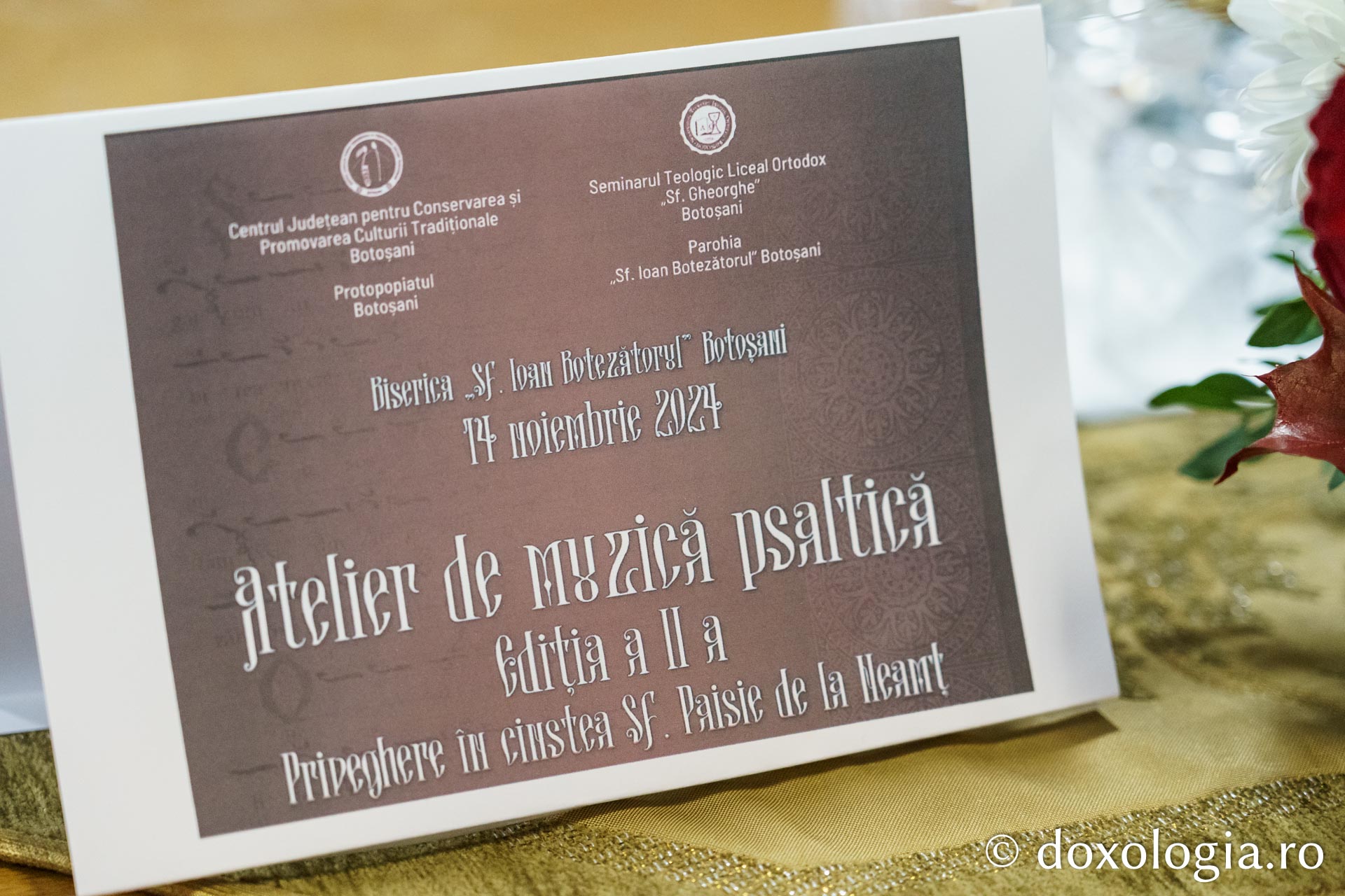 Atelier de Muzică Psaltică la Botoșani - Ediția a II-a