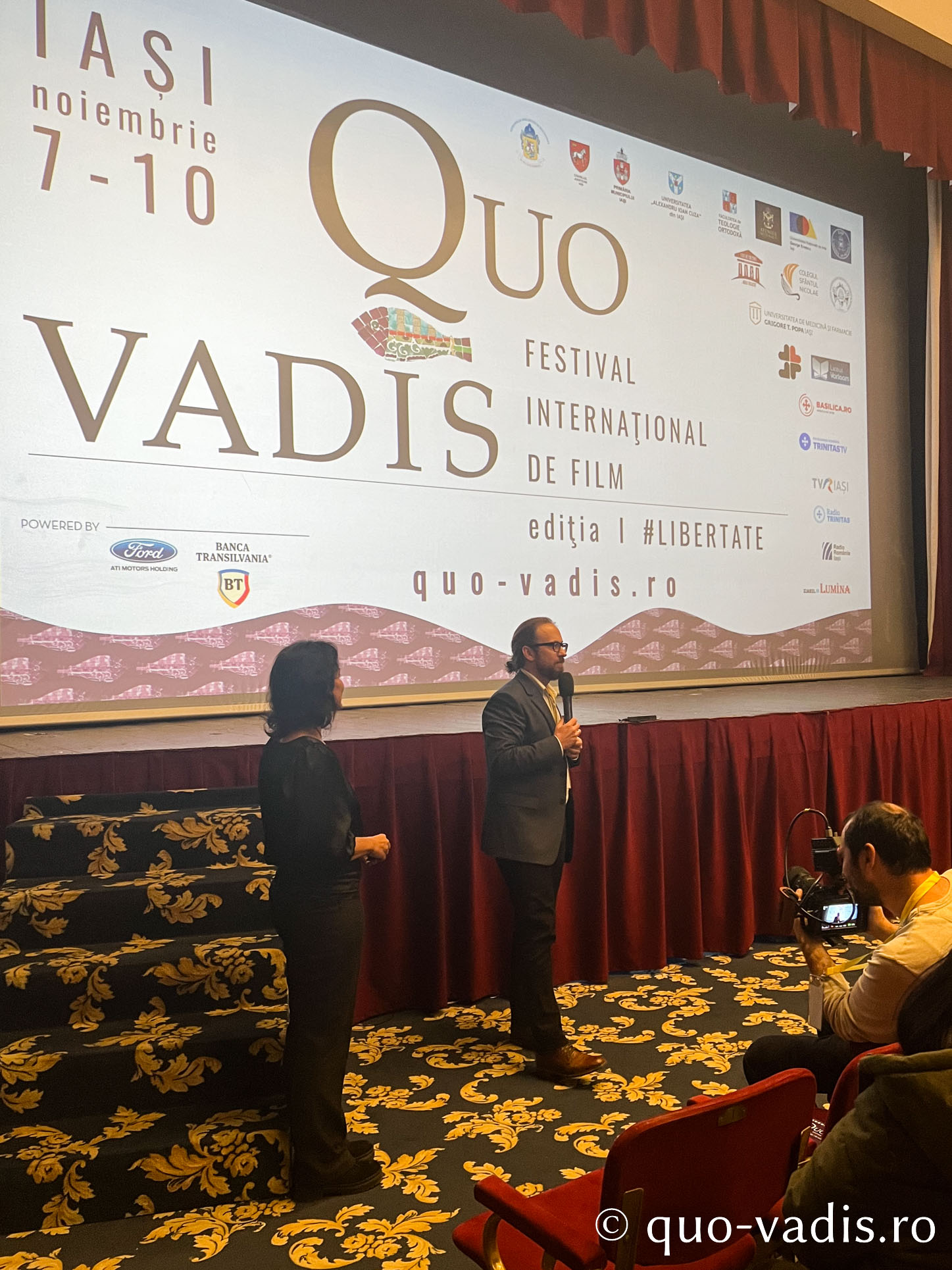 #QuoVadis2024: Cum a decurs prima zi din cadrul Festivalului Internațional de Film de la Iași