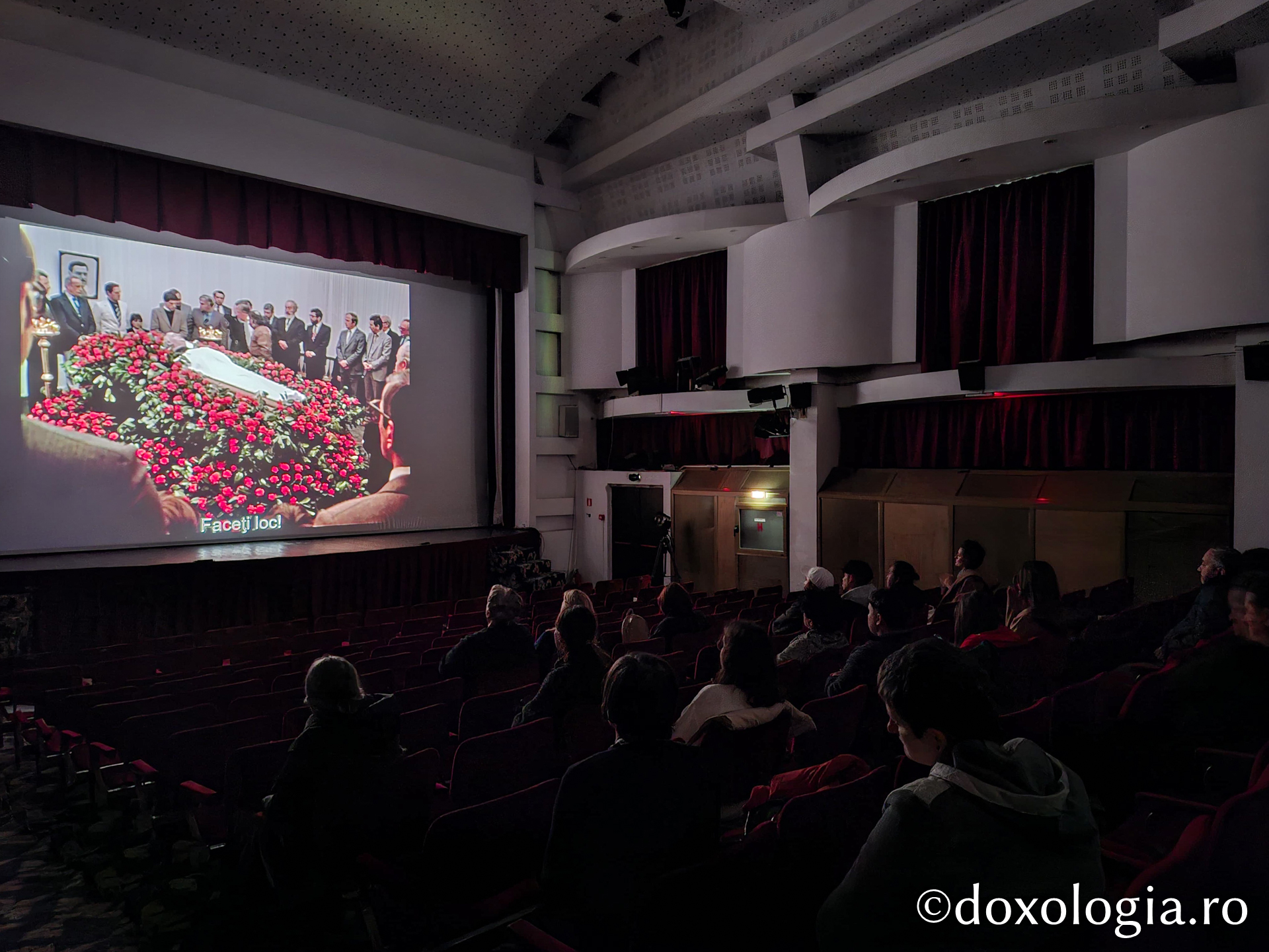 Proiecția filmului artistic Căința (Georgia, regizor Tengiz Abuladze), Sala Ateneul Național din Iași