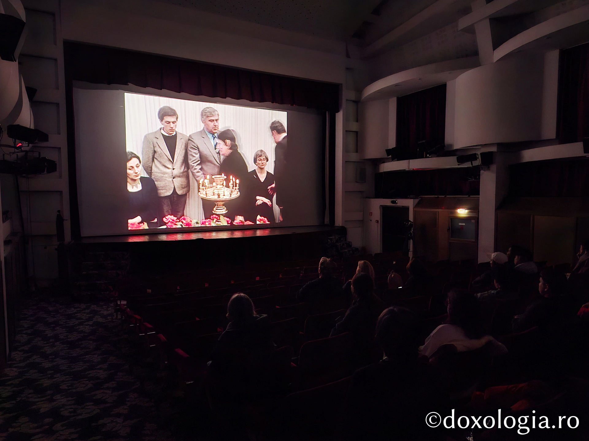 Proiecția filmului artistic Căința (Georgia, regizor Tengiz Abuladze), Sala Ateneul Național din Iași