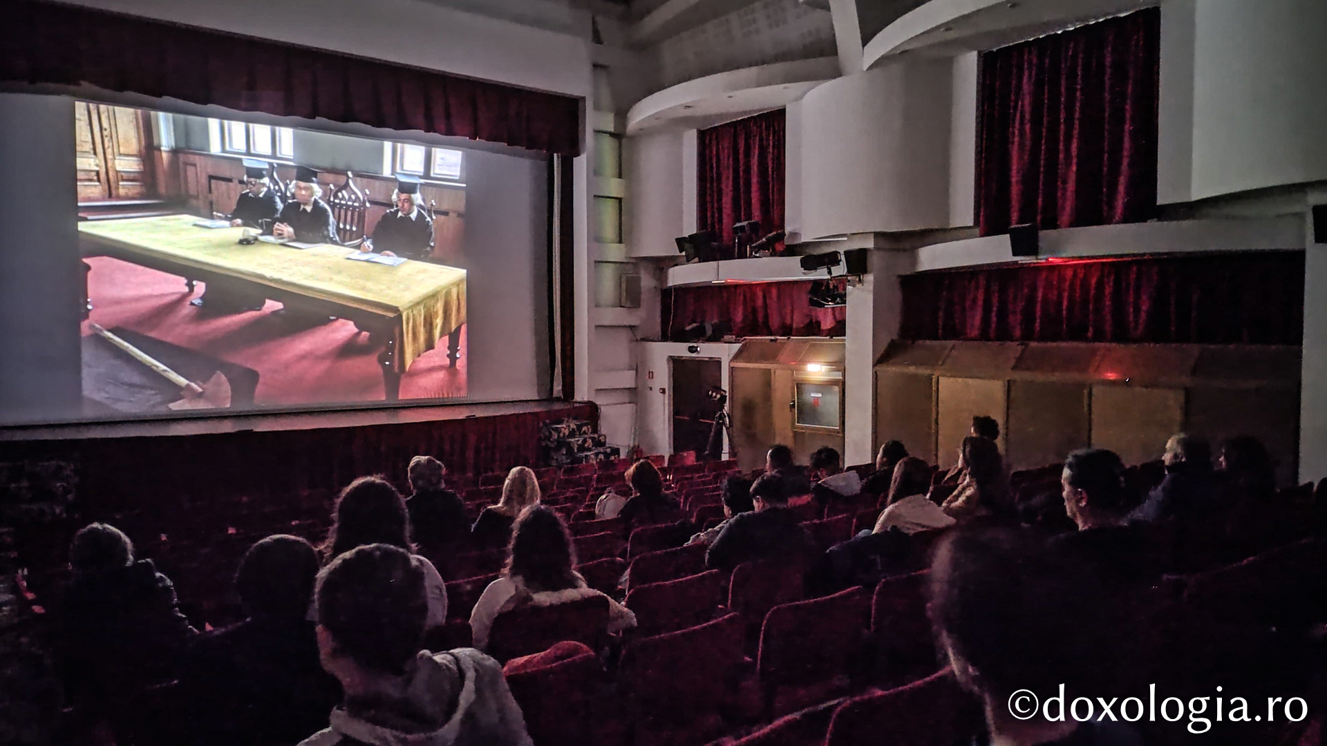 Proiecția filmului artistic Căința (Georgia, regizor Tengiz Abuladze), Sala Ateneul Național din Iași