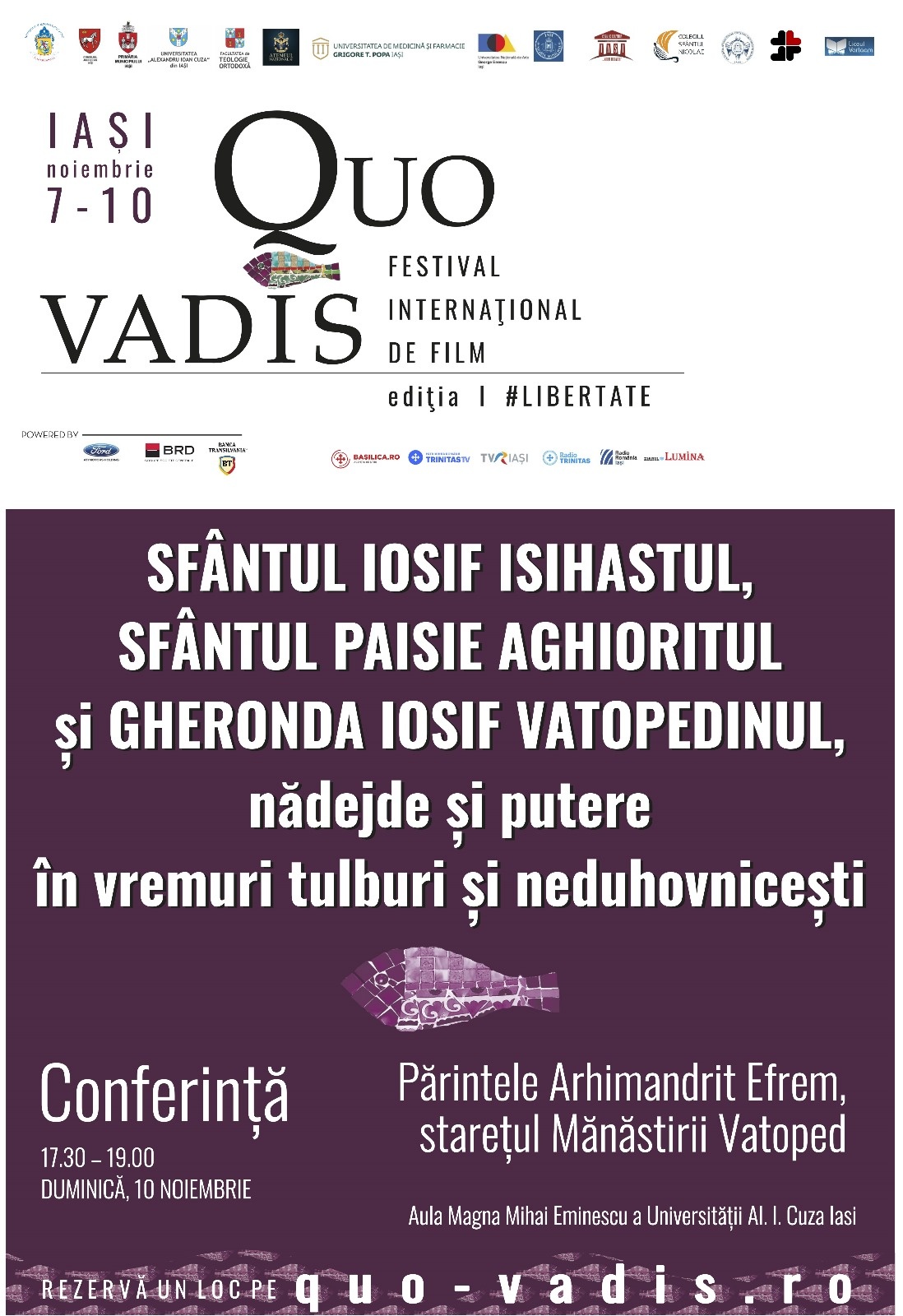 conferință Pr. Efrem