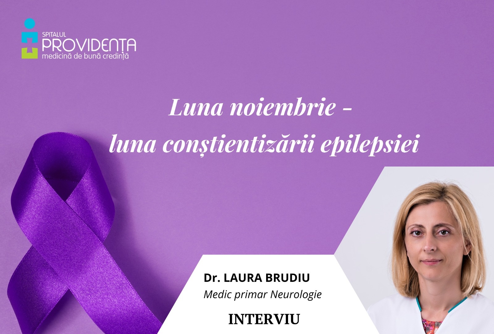 Luna noiembrie – luna conștientizării epilepsiei
