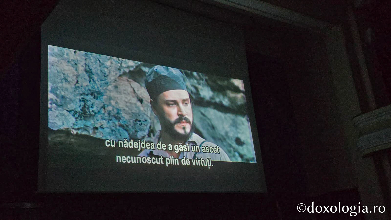 Proiecția filmului docudramă Sfântul Iosif Isihastul (Grecia, regizori Alexandros Foteinos and Yiannis Traganidas), Sala Aula Magna Mihai Eminescu