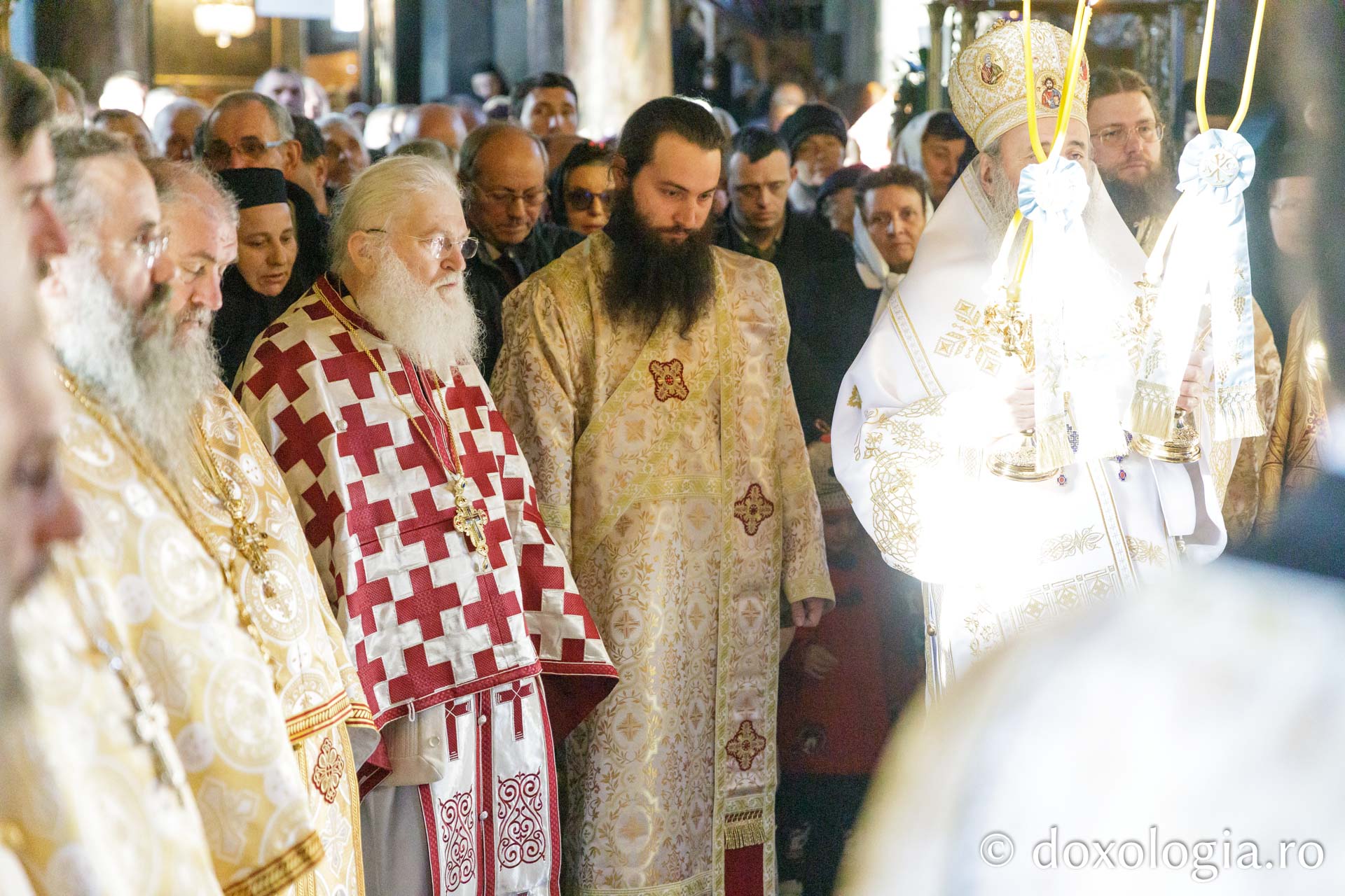 Starețul Efrem Vatopedinul, la hramul Mănăstirii Agapia