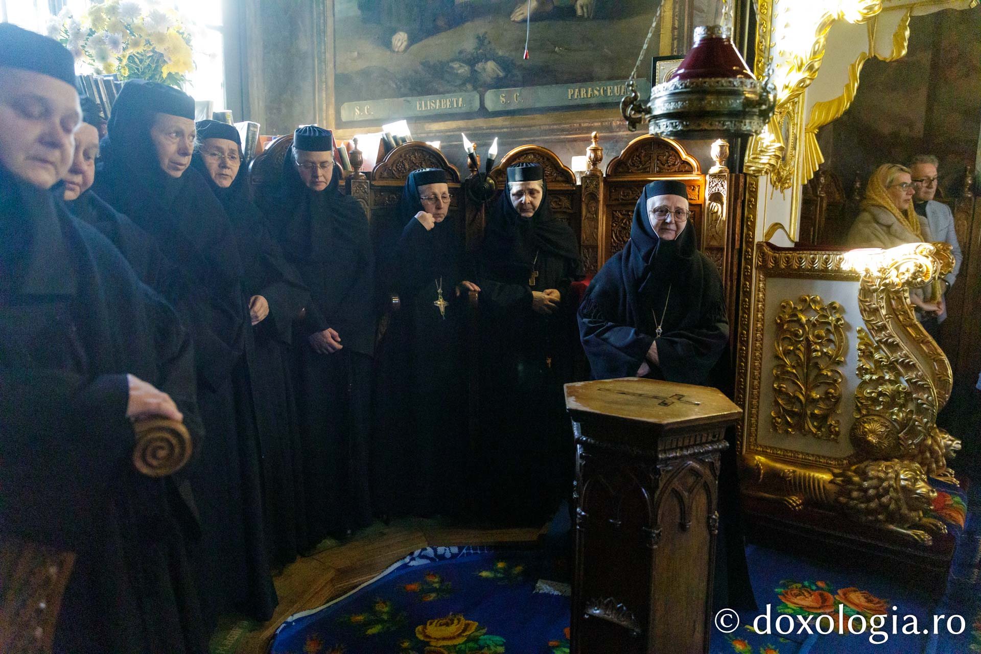 Starețul Efrem Vatopedinul, la hramul Mănăstirii Agapia