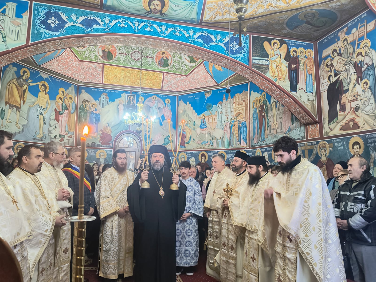 PS Nichifor Botoșăneanul la Parohia Țolici, județul Neamț